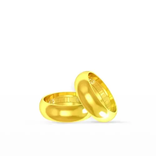 Nhẫn tròn trơn 999.9 (5) - Ảnh 2